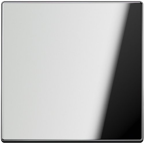 Лицевая панель Jung LS990 metal для 1-кл. выключателя хром картинка